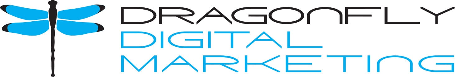 dragonfly digital marketing logo - black